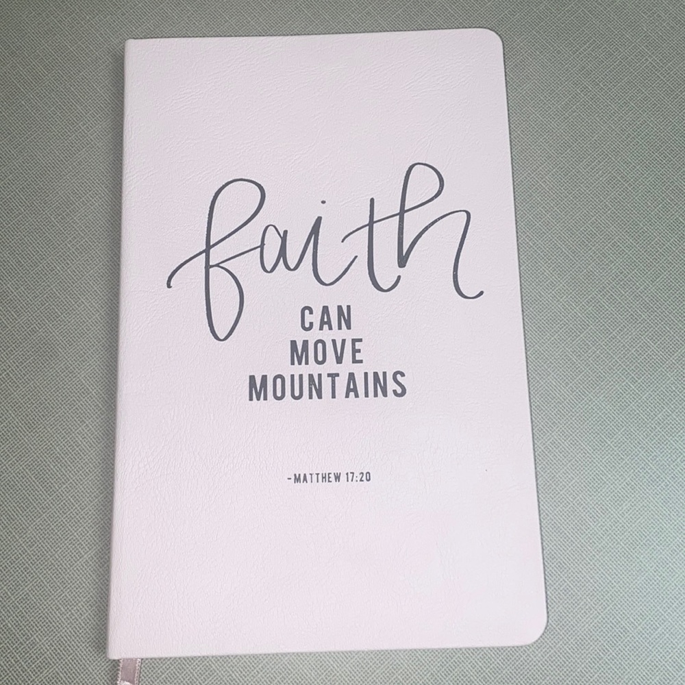 New journal with biblical passages